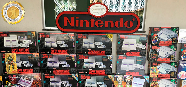 Maior coleção de consoles de videogames Nintendo, RankBrasil
