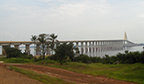 Maior ponte estaiada em águas fluviais