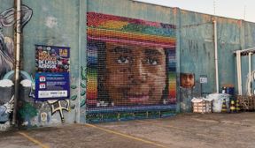 Maior Mosaico de Latas de Aerossol do Brasil