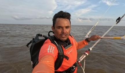 Maior tempo velejando ininterruptamente em Kite Foil no Brasil
