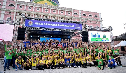 Maior número de castrações realizadas em um único evento no Brasil