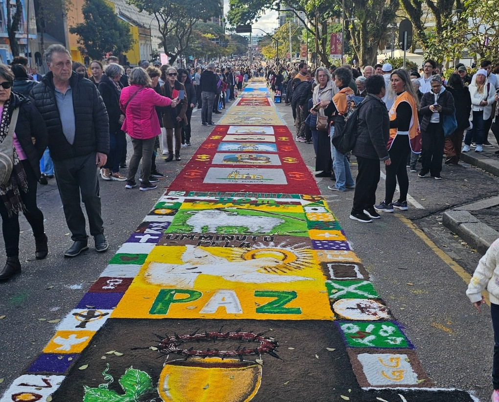 Maior Tapete de Corpus Christi do Brasil
