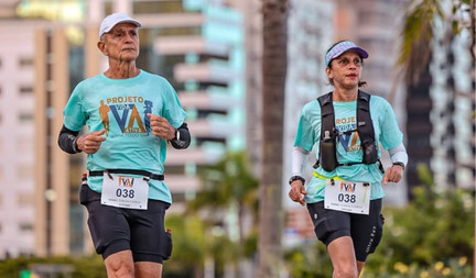 Casal com Mais Dias Consecutivos Correndo Meias Maratonas no Brasil